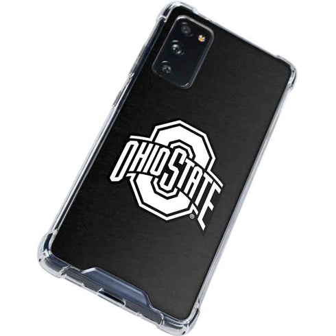Ohio State University OSU Black Galaxy S20 FE Clear Case